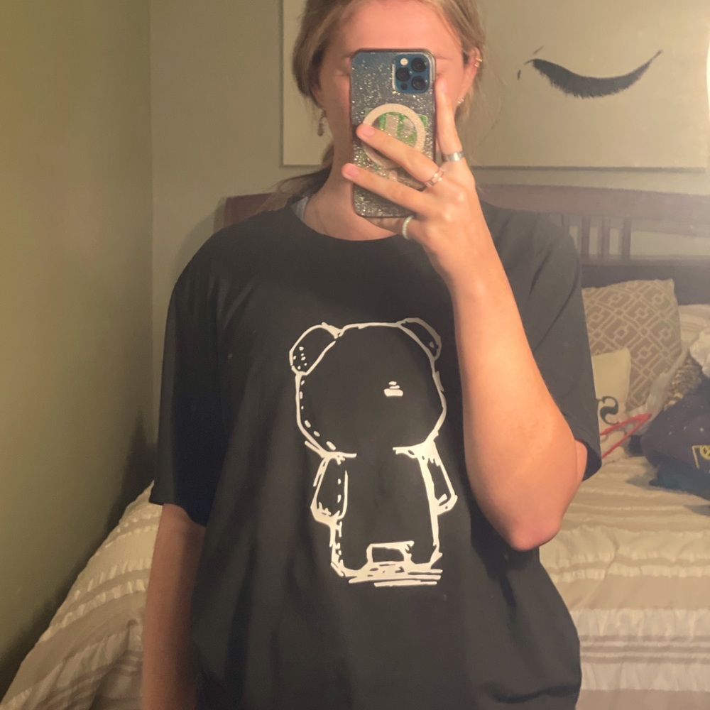 Shein Bear Graphic Tee